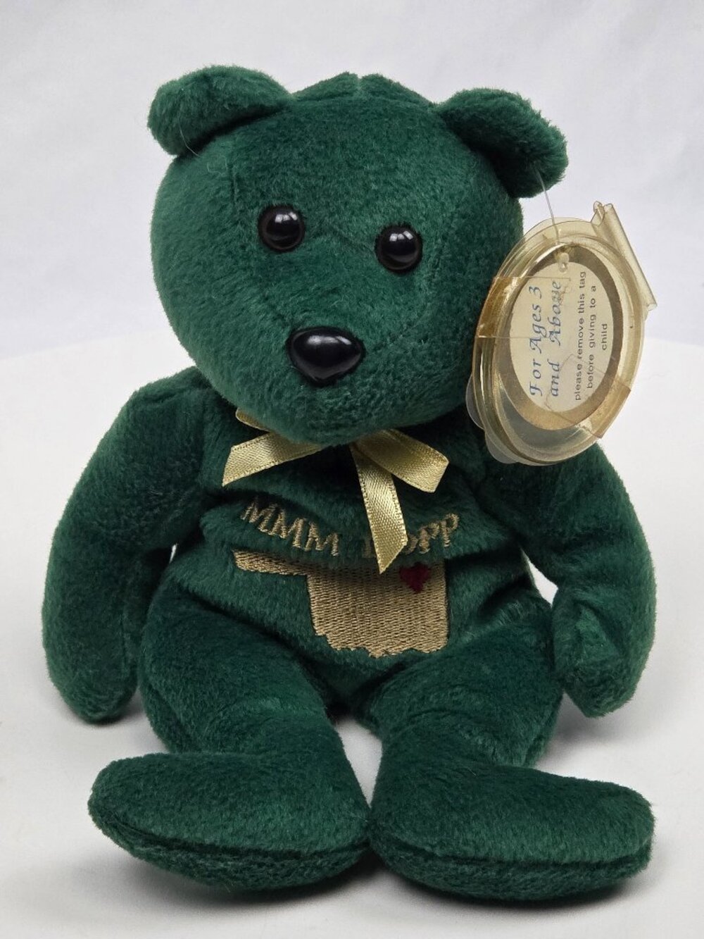 JC Celebrity Bear Star #17 Hansen MMM BOPP Plush Beanie Baby